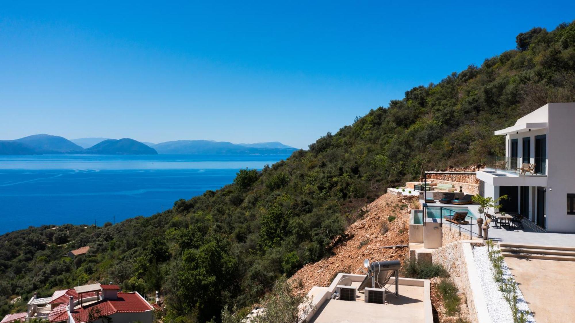 Pantea Luxury Villa Vasilikí Exterior foto